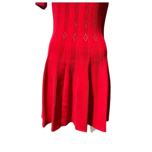 SANDRO RED DRESS SZ 6 - Picture 6 of 6